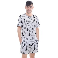 Witches And Pentacles Men s Mesh Tee And Shorts Set