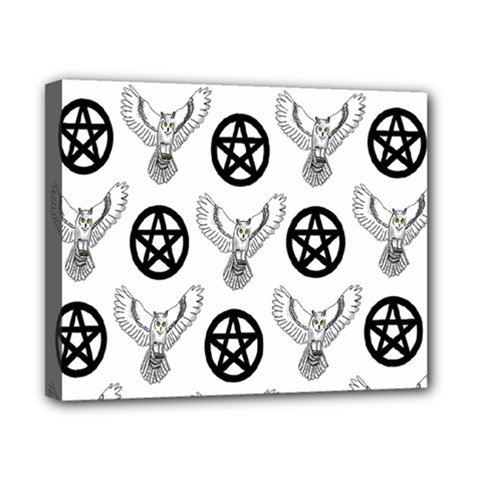 Owls And Pentacles Canvas 10  X 8  by IIPhotographyAndDesigns