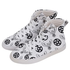 Owls And Pentacles Men s Hi-top Skate Sneakers by IIPhotographyAndDesigns