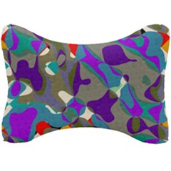 Blue Purple Shapes                                 Seat Head Rest Cushion