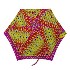 Festive Music Tribute In Rainbows Mini Folding Umbrellas by pepitasart