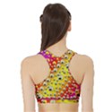 Festive Music Tribute In Rainbows Sports Bra with Border View2