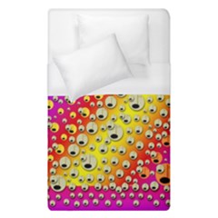 Festive Music Tribute In Rainbows Duvet Cover (single Size)