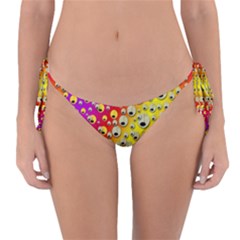 Festive Music Tribute In Rainbows Reversible Bikini Bottom