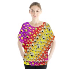 Festive Music Tribute In Rainbows Blouse