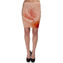 Wonderful Rose In Soft Colors Bodycon Skirt by FantasyWorld7