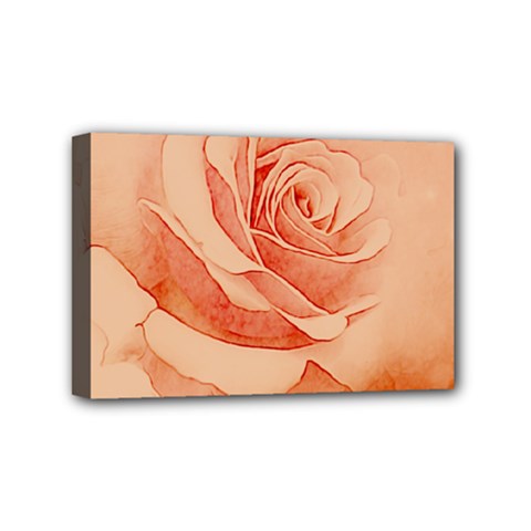 Wonderful Rose In Soft Colors Mini Canvas 6  X 4  by FantasyWorld7