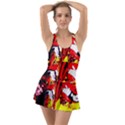 Cry About My Hair Cut Ruffle Top Dress Swimsuit View1