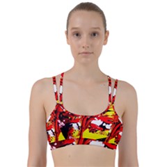 Cry About My Hair Cut Line Them Up Sports Bra by bestdesignintheworld