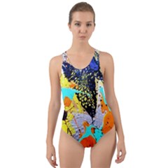 Fragrance Of Kenia 5 Cut-out Back One Piece Swimsuit by bestdesignintheworld