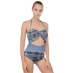 Balboa 3 Scallop Top Cut Out Swimsuit