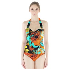 Fragrance Of Kenia 2 Halter Swimsuit by bestdesignintheworld