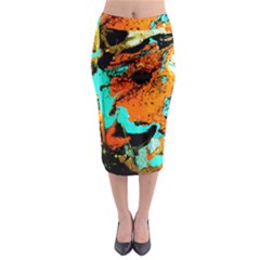 Fragrance Of Kenia 2 Midi Pencil Skirt