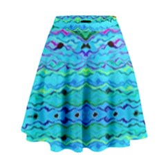 New Look Tropical Design By Flipstylez Designs  High Waist Skirt by flipstylezfashionsLLC