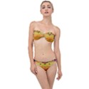 Yellow and pink ready for the island by flipstylez designs  Classic Bandeau Bikini Set View1