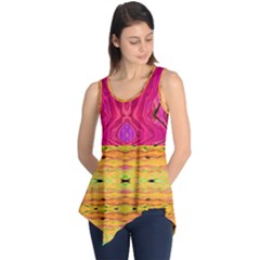 Pink Native Tropics Created By Flipstylez Designs Sleeveless Tunic by flipstylezfashionsLLC