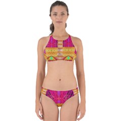 Pink Native Tropics Created By Flipstylez Designs Perfectly Cut Out Bikini Set by flipstylezfashionsLLC