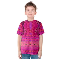 Pink And Purple And Peacock Design By Flipstylez Designs  Kids  Cotton Tee