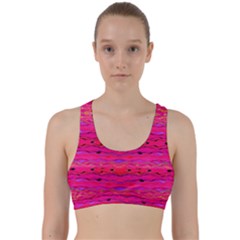 Pink And Purple And Peacock Created By Flipstylez Designs Back Weave Sports Bra by flipstylezfashionsLLC