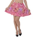 Pink purple beautiful golden butterfly created by FlipStylez Designs Velvet Skater Skirt View1