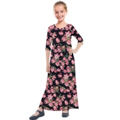 Pink Tulip Kids  Quarter Sleeve Maxi Dress