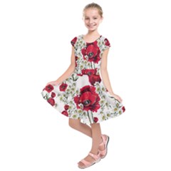 Poppy And Daisy Kids  Short Sleeve Dress by CasaDiModa