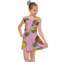 Pineapple Kids Cap Sleeve Dress by CasaDiModa