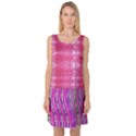 Pink and purple shimmer design by FlipStylez Designs Sleeveless Satin Nightdress View1