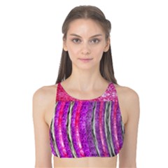 Pink And Purple Shimmer Design By Flipstylez Designs Tank Bikini Top by flipstylezfashionsLLC