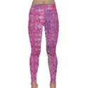 Purple splash and pink Shimmer created by FlipStylez Designs Classic Yoga Leggings View1