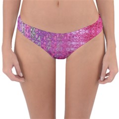 Purple Splash And Pink Shimmer Created By Flipstylez Designs Reversible Hipster Bikini Bottoms by flipstylezfashionsLLC