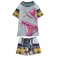 Urban T-shirts, Tropical Swim Suits, Running Shoes, Phone Cases Kids  Swim Tee And Shorts Set by gol1ath