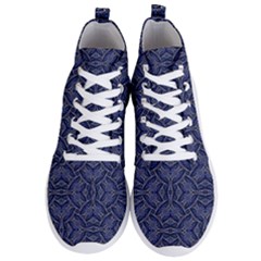 Modern Orante Pattern Men s Lightweight High Top Sneakers