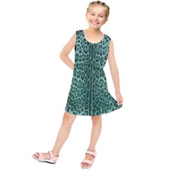 Green Leopard Kids  Tunic Dress by CasaDiModa