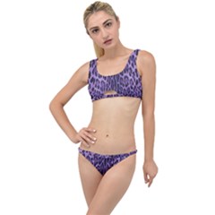 Purple Leopard The Little Details Bikini Set