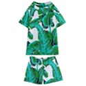 Banana Leaves Kids  Swim Tee and Shorts Set View1