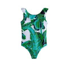 Banana Leaves Kids  Frill Swimsuit