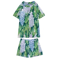 Hydrangea Kids  Swim Tee And Shorts Set