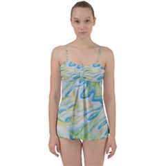 Ribbons Babydoll Tankini Set