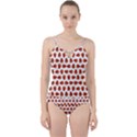 Red Peppers Pattern Cut Out Top Tankini Set View1