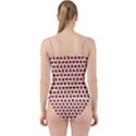 Red Peppers Pattern Cut Out Top Tankini Set View2