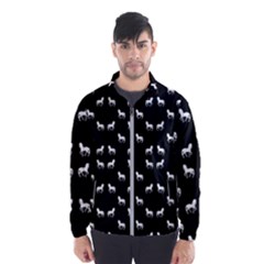 Silhouette Graphic Horses Pattern 7200 Windbreaker (men)