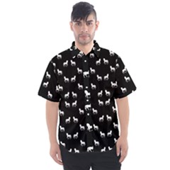 Silhouette Graphic Horses Pattern 7200 Men s Short Sleeve Shirt