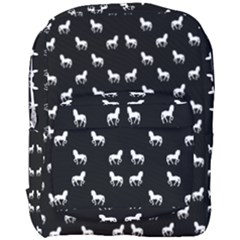 Silhouette Graphic Horses Pattern 7200 Full Print Backpack by dflcprints