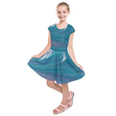 Drop Off Kids  Short Sleeve Dress by lwdstudio