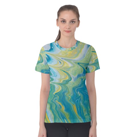 Melting Women s Cotton Tee by lwdstudio