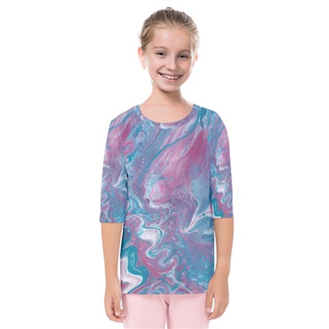 Ripples Kids  Quarter Sleeve Raglan Tee by lwdstudio