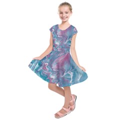 Ripples Kids  Short Sleeve Dress by lwdstudio