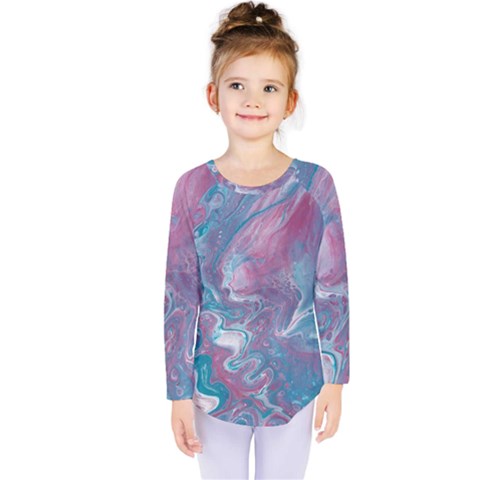 Ripples Kids  Long Sleeve Tee by lwdstudio