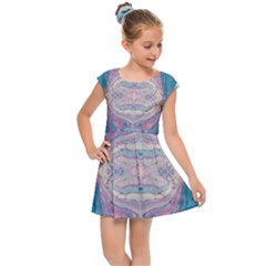 Drop Off Warp Kids Cap Sleeve Dress